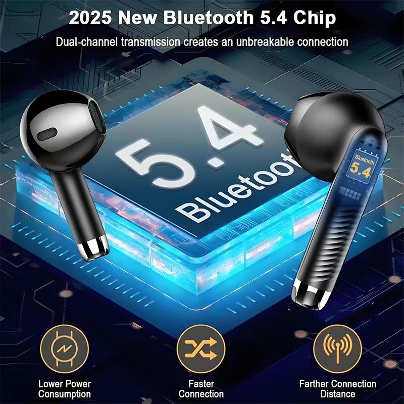 Многоязычные AI Bluetooth-наушники с сенсорным управлением
