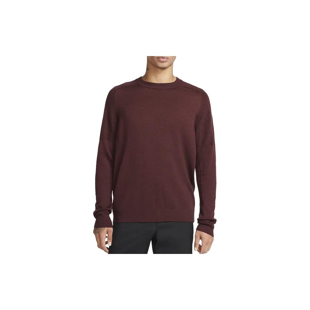 Nike Crew Neck Pullover Raglan Long Sleeve Sweatshirt Men Sweatshirt Brown Red CU9783-652
