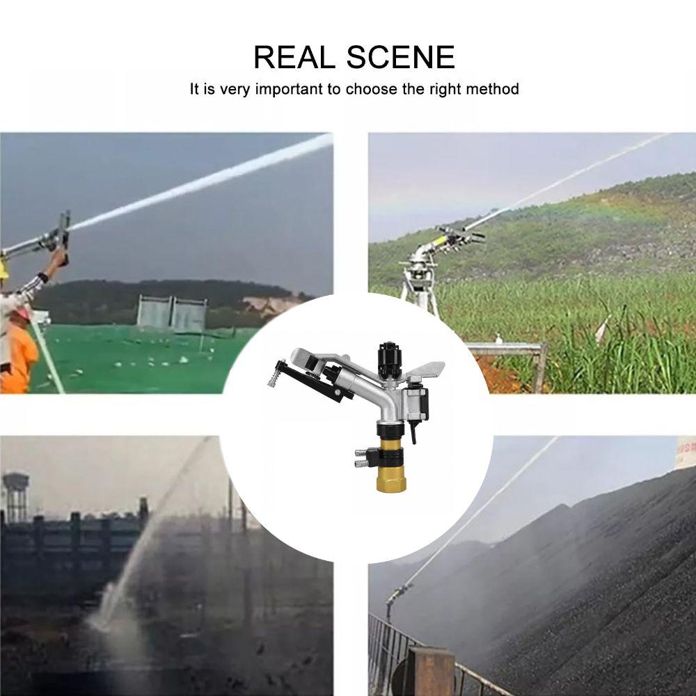 Copper Core, Aluminum Alloy, Plastic Irrigation Sprinkler Auto Rotating Sprinkler  Yard Watering