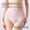 Трусы-слипы со средней посадкой и контролем живота для женщин, хлопковая ластовица, антибактериальная кружевная отделка, утягивающие талию, приподнимающие ягодицы, дышащие, больших размеров, трусы-слипы.
