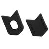 1 Piar Silicone Bicycle Crank Protection Sleeve Arm Protector Bike Accessory (Black)