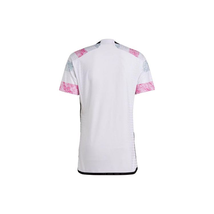 Adidas Ювентус 23/24 выездной трикотаж с принтом алфавита в полоску с коротким рукавом, мужские футболки, белые HR8246