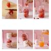 Portable Electric Juicer Blender Double Blades Rechargeable Waterproof Household Multifunction Milkshake Juice Maker Machine