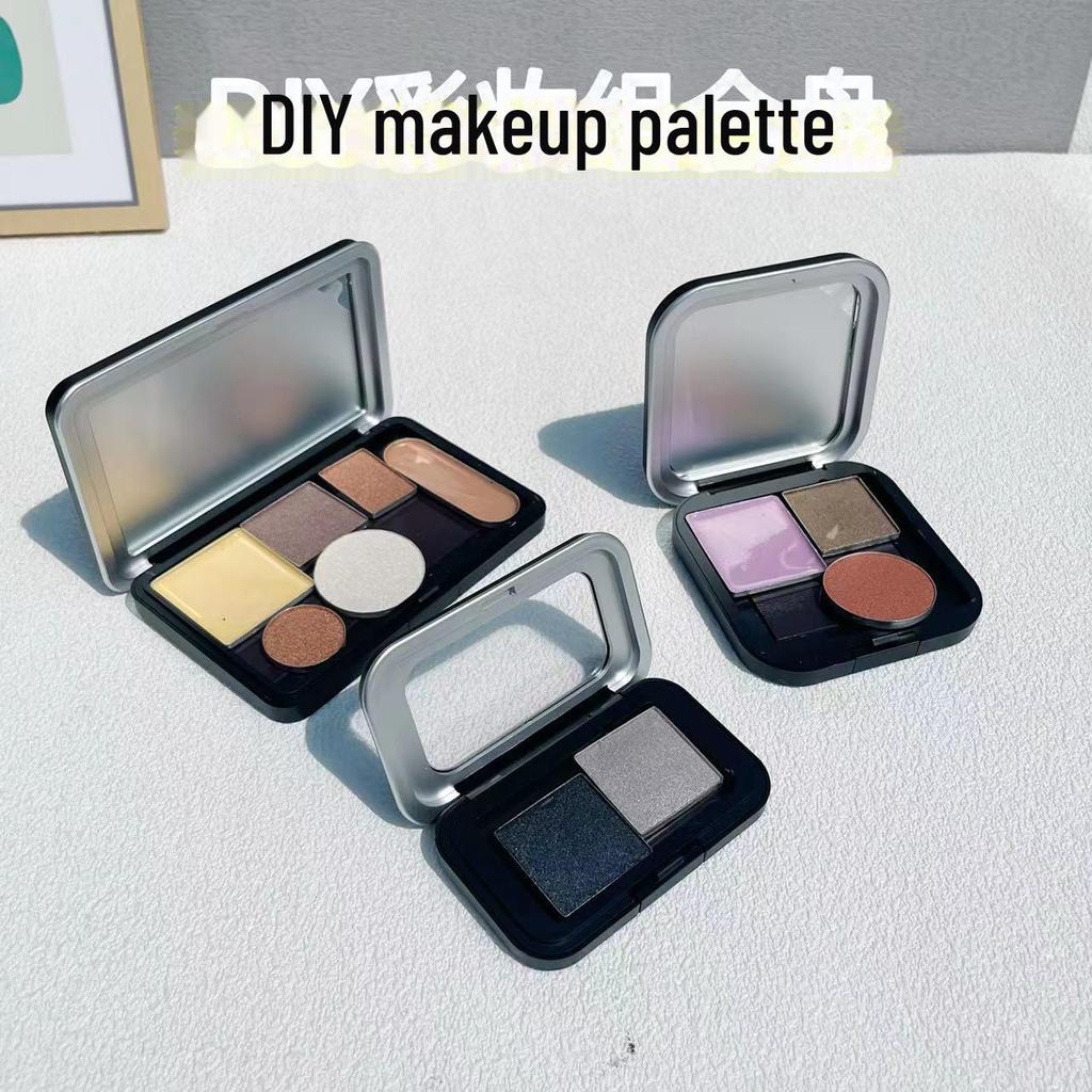 Magnetic DIY Eyeshadow Storage Box with Mirror - Customizable Empty Palette