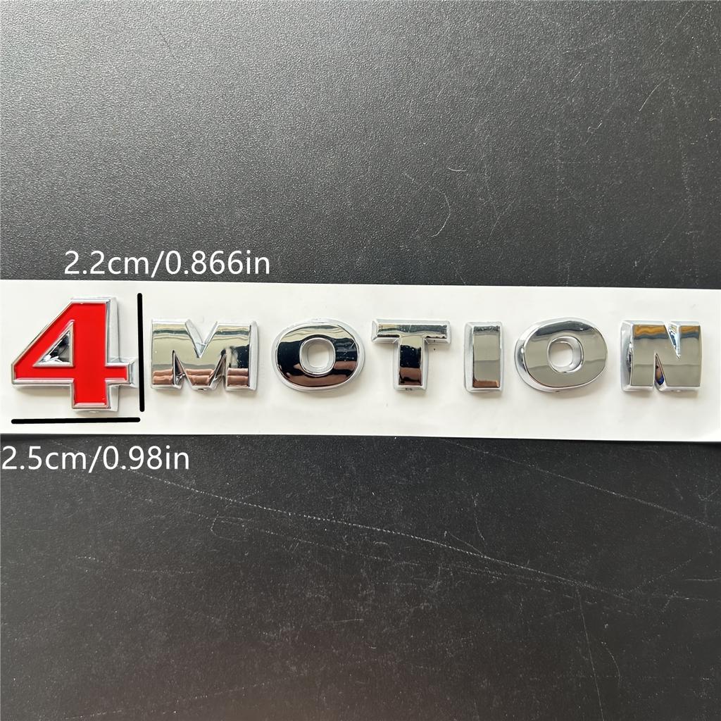 Логотип 4Motion Значок для автомобиля Эмблема для кузова/багажника автомобиля VW Наклейка для украшения
