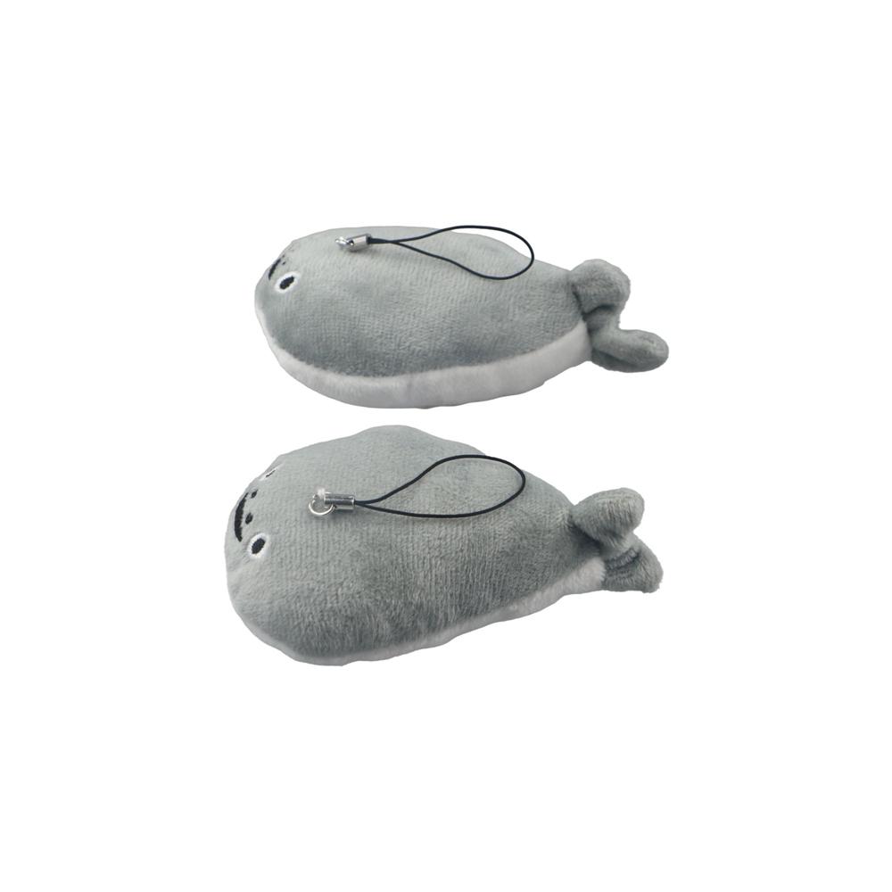 Soft Squeeze Plush Fish Pendant Plush Stuffed Chirping Keyring Squeak Sacabambaspis Keychain Kids