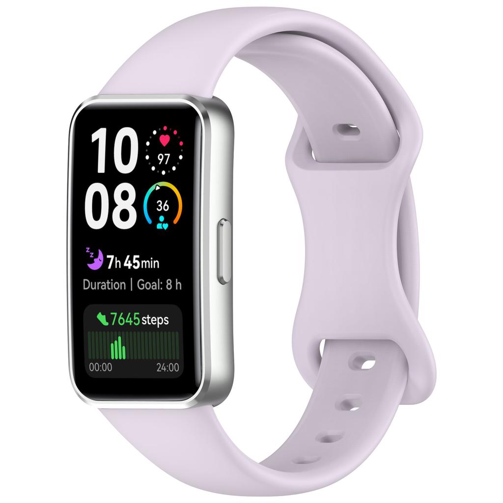 Силиконовые ремешки Для Huawei Band 10/9/9 NFC Аксессуары для ремешка Замена Спортивный браслет pulseira correa для Huawei Bands 8/8NFC