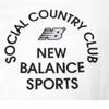 New Balance Футболка с коротким рукавом Nb SportS Club Graphic для мужчин и женщин, белая Nbnedb2423 