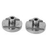 2Pcs Guitar Strap Lock Flat Round Head Metal Button Retainer Straplock Accessory for Bass
