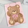 Коричневый Чехол-Планшет Маленький Мишка Для iPad Mini 6 7 Air 4 5 M3 M2 1 2 M4 11 дюймов Pro 11-го 10-го 9-го 8-го 7-го 12.9 дюймов Pro 2025 Держатель