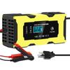 Car Battery Charger 12V / 6A Automatic Intelligent Battery Charger Maintainer with LCD Display Pulse Repair Charger for Car Moto