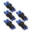 5 шт. EC5 Female to EC3 Male Connector Blue Black Rubber Plastic Copper 10x20x48 мм EC5 to EC3