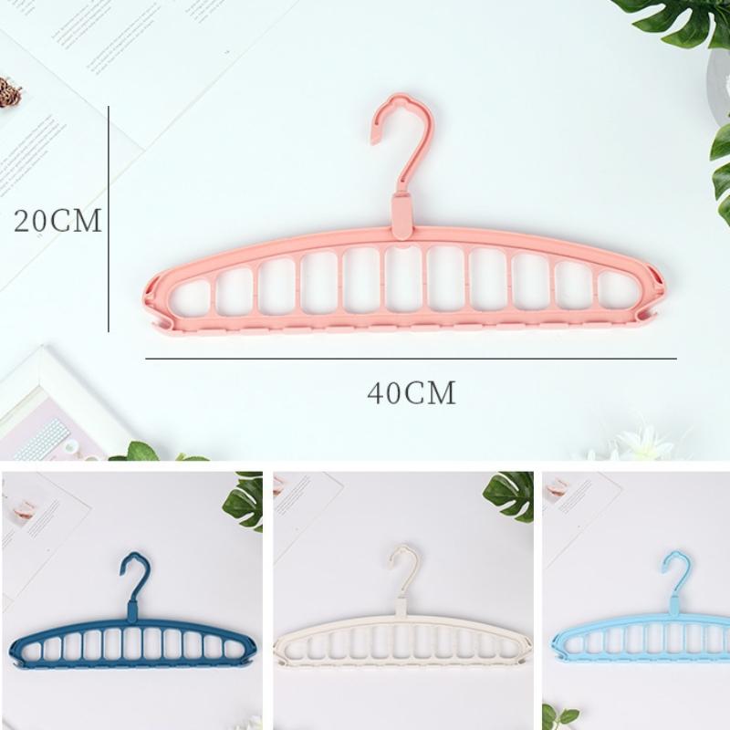 1 шт. Пластиковые вешалки с несколькими отверстиями, органайзер для экономии места в доме для спальни, гардероба, дома, общежития