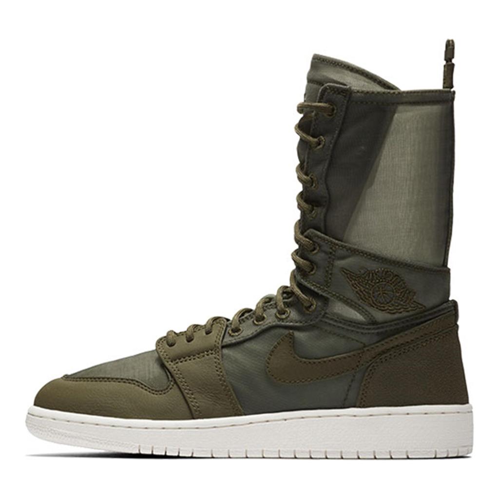Jordan 1 Женская обувь Explorer Xx Оливковый холст AQ7883-300
