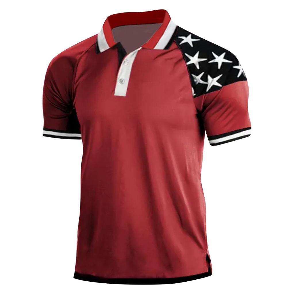 Европейский и американский мужской топ в стиле ретро на открытом воздухе, топ с короткими рукавами и цифровой печатью