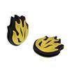 2Pcs / Pack Flame Tennis Shock Absorber Racquet Vibration - Green, as described