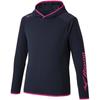 Tennis Wear Hoodie Parka Sweat Absorbent Quick Drying 62JC1005 M [Mizuno] Warm-up Navy/Pink