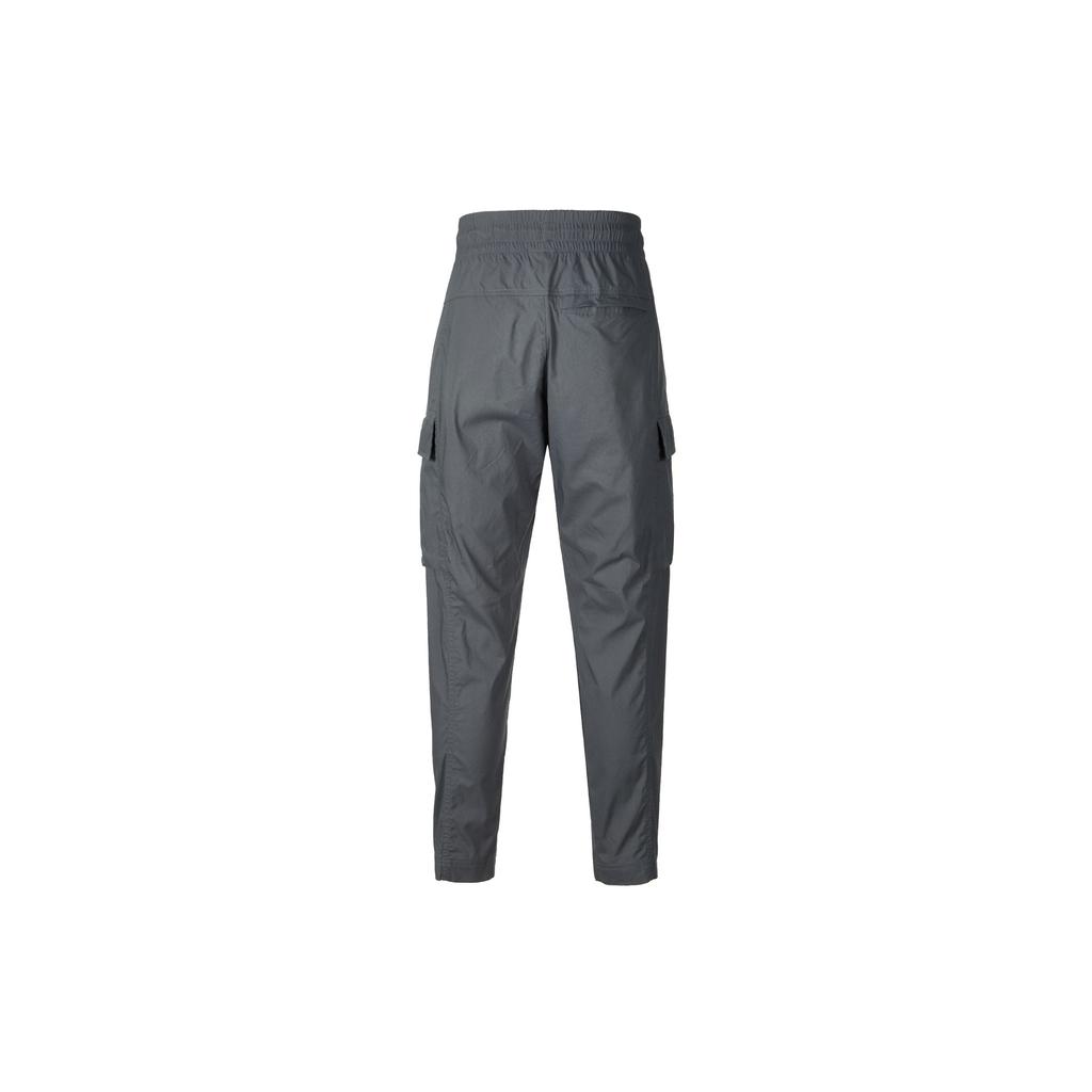 Nike Однотонные брюки-карго с кружевными карманами, мужские брюки, угольно-серые, BV3128-021