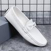 New Fashion Mens Casual Shoes Genuine Leather Male Loafers Comfy Summer Boats Shoes Mocassin Ultra-light Soft-Soled Driving Flat