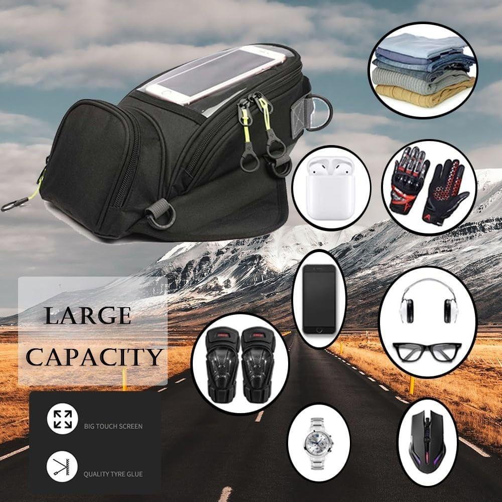 Durable Motorcycle Tail Bag Wear Resistant Motorcycle Tank Bag Motorcycle Waterproof Bag  Saddle