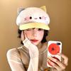 Japanese Style Cat Ears Beret Big Head Cartoon Beret Fashion Octagonal Hat  Female Wear