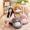 Cute Panda Cartoon Plush Sofa for Kids with Tatami Cushion
