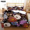 Растения Цветы Цифровая печать Полиэстер Комплекты постельного белья Детский Детский Покрывала Мальчики Пододеяльник Комплект Для Подростков Комплект постельного белья