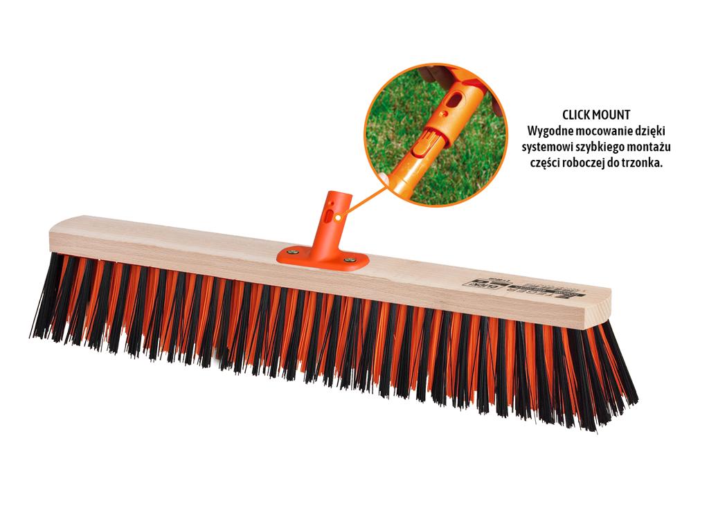 PREMIUM street cleaning brush 55x500 (Click mount) / TEGER