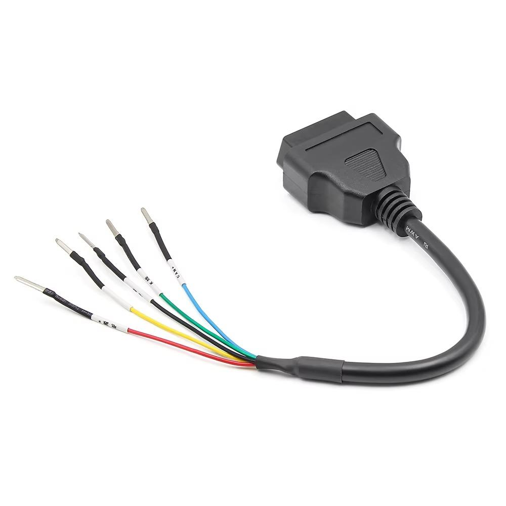 Универсальный диагностический кабель-перемычка OBD2, 16-контактный папа-мама, адаптер-удлинитель CAN K-Line для мотоцикла, автомобиля, грузовика, DIY