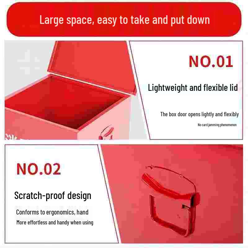 Fire Sand Box 119: 0.5/1 Cubic Sheet Metal Firefighting Equipment Box for Gas Station & Mall