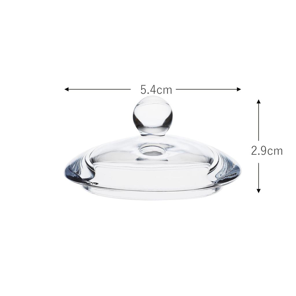 Toyo Sasaki Glass Tasting Glass Glass Lid Lid Set of 6 Lid Tasting Glass Lid Glass Lid Commercial Glass TS44046