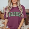 St. Patrick's Day Teacher Shirt, Lucky Shamrock Leopard Print Tee, Appreciation Gift