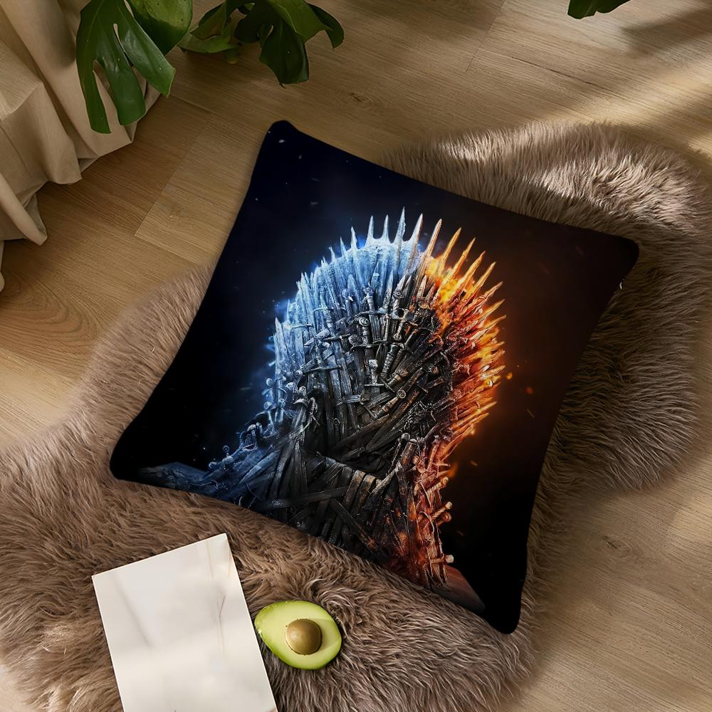 ТВ Логотип G-Gamees Of Cool Наволочка Гостиная Изголовье Кровати Офис T-Thrones Подушка Подушка для Спальни Диван Время для Сна Наволочка