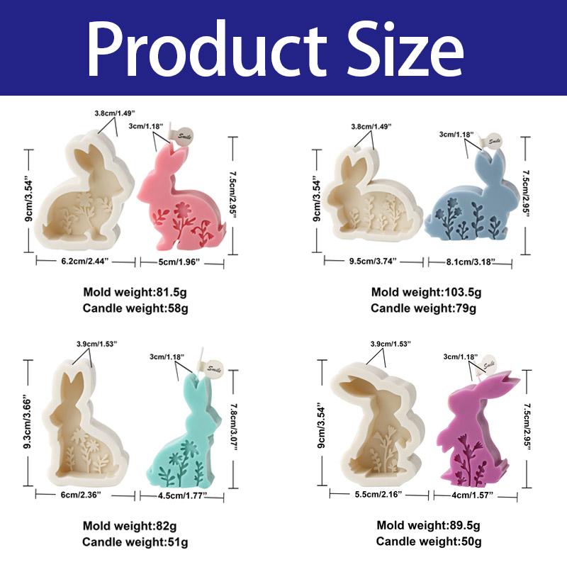 1Pc Silicone Candy Molds for Easter, Easter-Themed Silicone Molds, Easter Bunny Silicone Molds, Easter Chick Mold Silicone