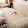 Cream Style Jacquard Velvet Sofa Cover All Season Anti Cat Scratch Full Wrap Universal
