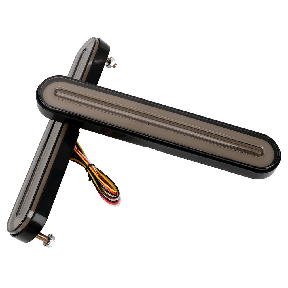 Задний фонарь автомобиля, 2 шт., 12/24 В, стоп-сигнал поворота, стоп-сигнал, индикатор поворота, светодиодный светильник для квадроцикла, грузовика, прицепа