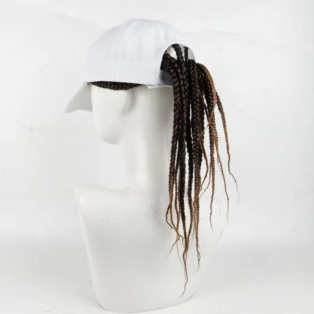 Baseball Cap Wig Hip Hop Hat Daily Wear Braid Sun Visor Hats Wig Hair Dreadlocks Cap Lady Men