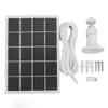 Camera Solar Charging Panel with Bracket 3W 5V Monocrystalline Silicon Type C Security Camera Solar