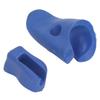 2 Pcs Violin Bow Grip Corrector Soft Reusable Silicone Violin Viola Bow Hold Teaching Aid Blue