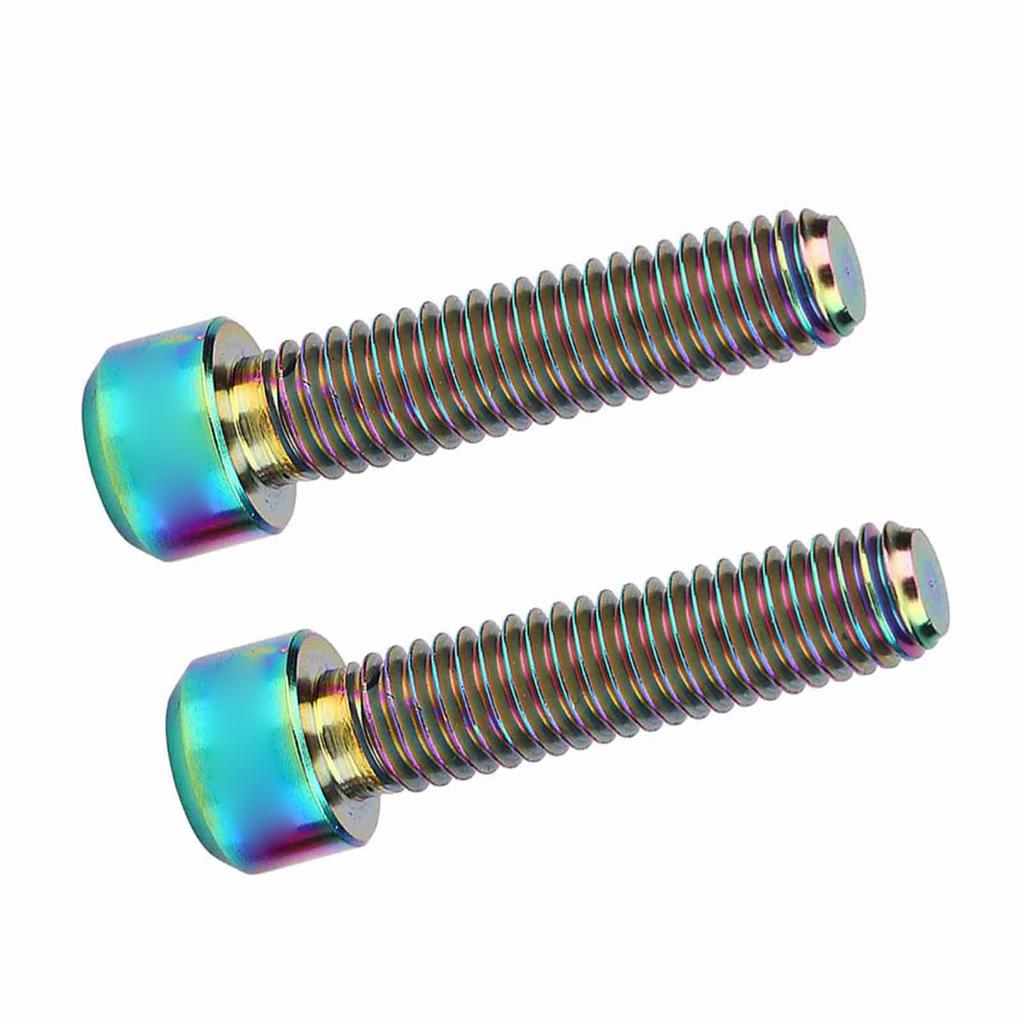 RISK 2 шт. болтов M6 X 25 мм для суппорта дискового тормоза горного велосипеда (многокрасочный)