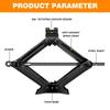 2Ton Mechanical Manual Scissor Jacks With Stabilizer Base & Handle For Car/SUV Tire Replacement And Emergency Roadside Repair