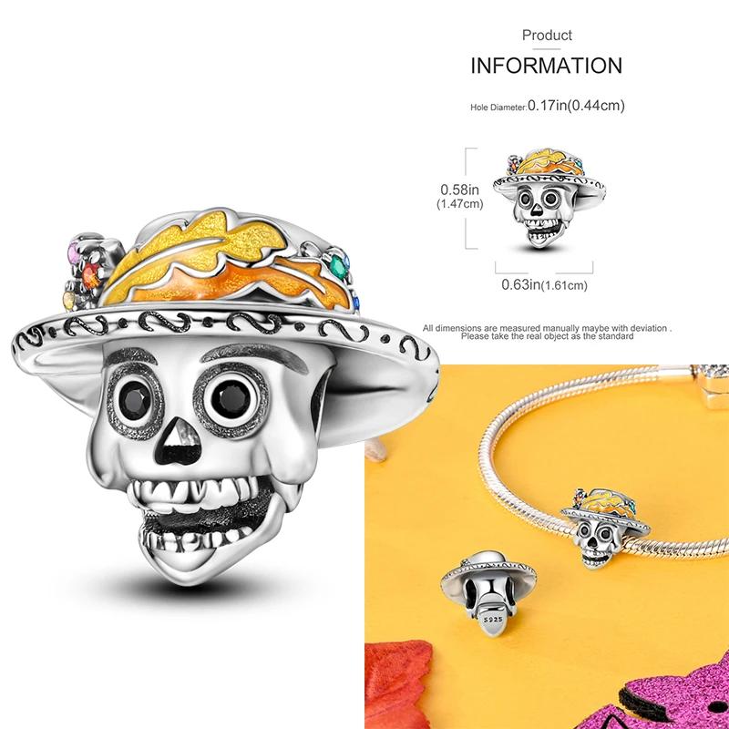 Рождественские Шармы Медь Лось Санта Клаус Бусина Снежинка Колокольчик Снеговик Шарм Подходит для Оригинального Браслета DIY Ювелирные Изделия