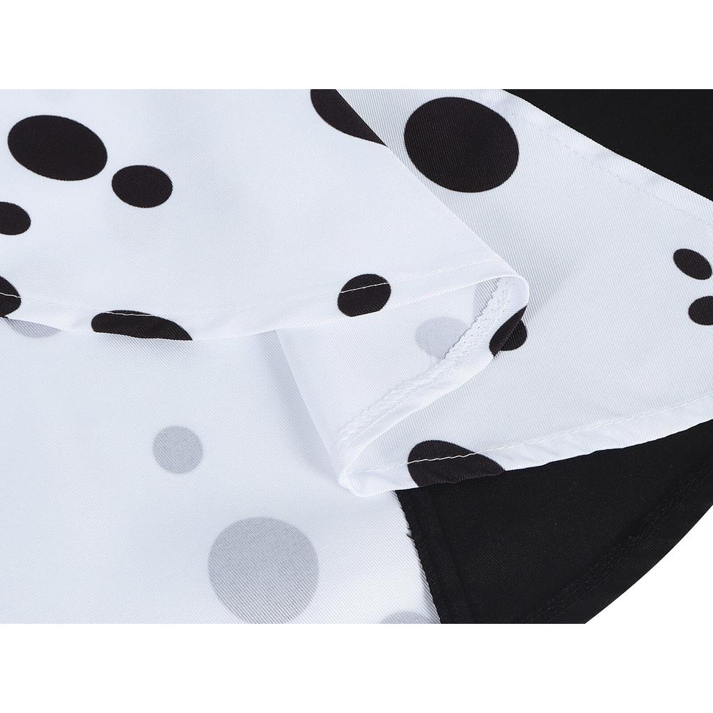 Cruella Deville Princess Costume Dress 12-13 Years 160cm Black White Includes Wig Mask Halloween Carnival Christmas