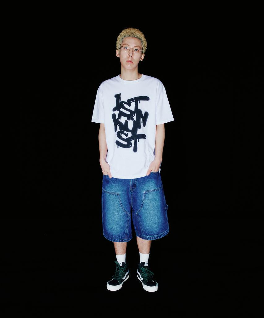 ISTKUNST Graffiti Logo Tee_White(Ik2Dmmt511A)