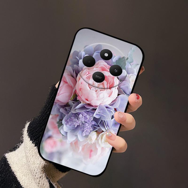 Для Redmi 14C 4G Мягкий Чехол 14R Стильный Мультяшный Расписной ТПУ Силиконовый Чехол для Телефона Для Xiaomi Poco C75 4G 5G Ударопрочный Coque Чехлы