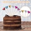 Coolooda Cake Topper Украшение для торта Сердце Сладости Украшения С Днем Рождения Вставка для торта Открытка Милые принадлежности для украшения вечеринки по случаю дня рождения 3 случайных [50