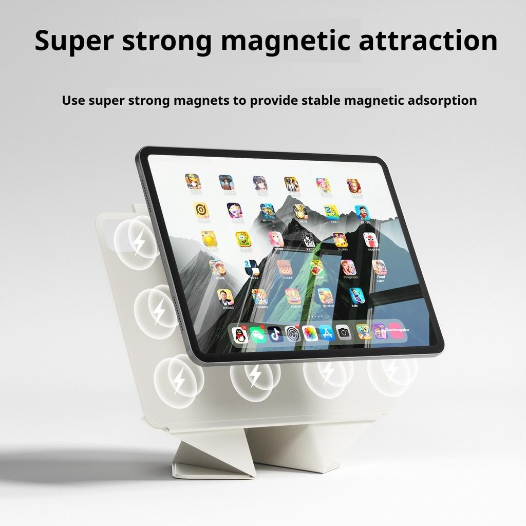 Умный чехол-книжка ZOYU для IPad A16 11-го 2025 IPad Air 11 Funda IPad Pro 13 12.9 4/5/6-го Поколения Mini 8.3 A17 Pro Магнитный Capa