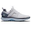 Мужские туфли для гольфа FootJoy Hyperflex BOA 3E, Бело-синие, 26.5 см,