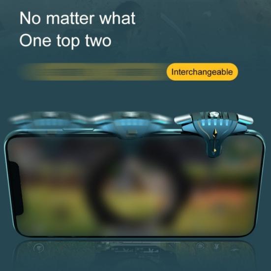 2Pcs F01 Metal Games Trigger Controller Buttons Mobile Gamepad for PUBG