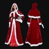 Women's Velvet Santa Claus Costume Set